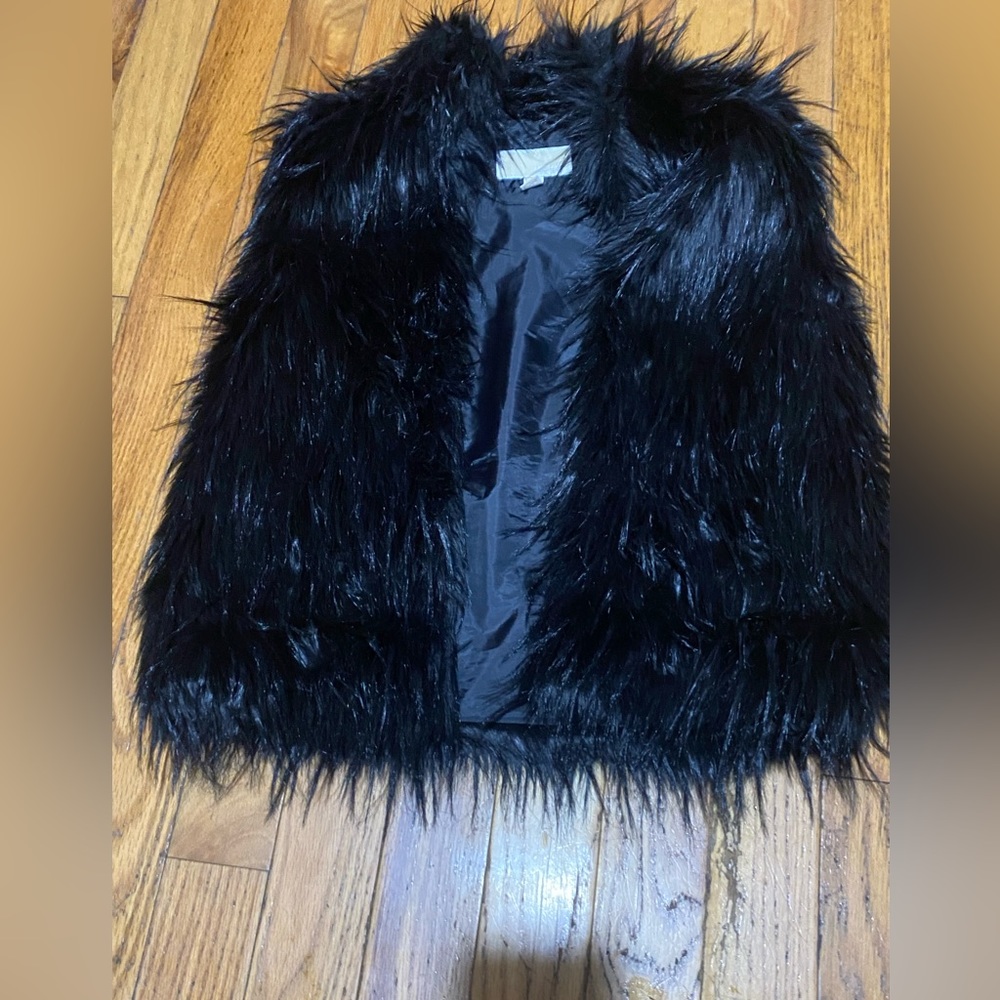 Womens Michael Kors Faux Fur Vest